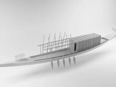 Khufu Ship 3D model
