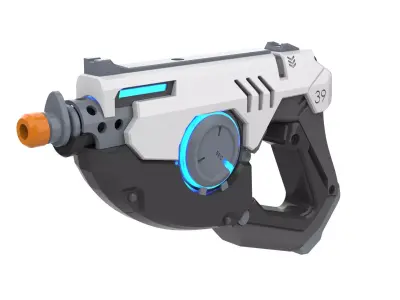 Tracer Blaster Original Skin - Commercial - Printable - STL 3D print model