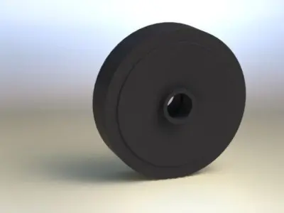 Mowers Wheel Free 3D model