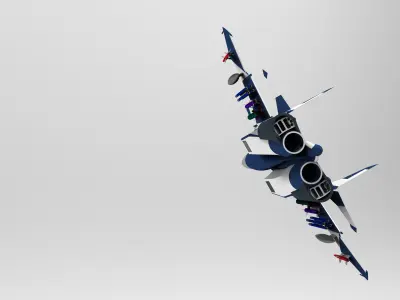 Dw-95 Aircraft model 3D model