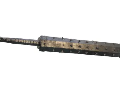 Tetsubo sword with spikes 3D model