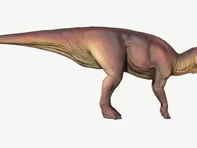 Edmontosaurus dinosaur Low-poly 3D model