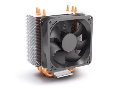 CPU Cooler 3D model