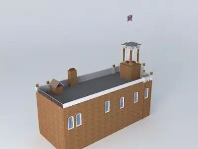 Stn 3 St Paul MN Historic 1872 Fire Station 3 Free 3D model