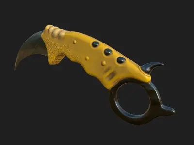Karambit Eagle Claw Low-poly 3D model