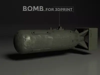 Atomic Bomb for Print 3D print model