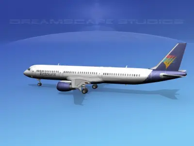 Airbus A321 Air Tours 3D model