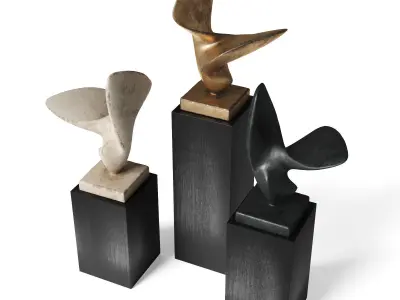 Bird wings figure 3D model