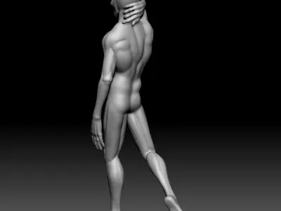 Alien Statue - 0160 3D print model