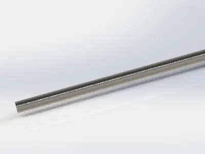 piston stainless steel spoon 3D model