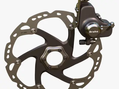 Bicycle Disc Brake System M1 3D model