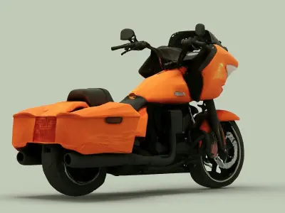 Harley Davidson Road Glide 2025 Free 3D model