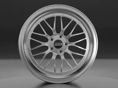 BBS LM Low-poly 3D model