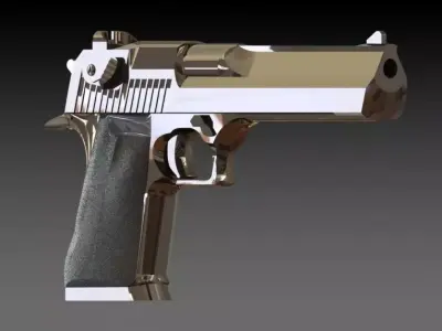 M1911 A1  45 Caliber Automatic Pistol 3D model