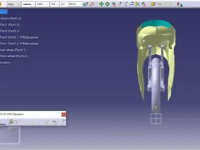 cad model of bike 3D model