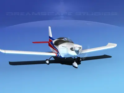 Zlin Z 242 V01 3D model