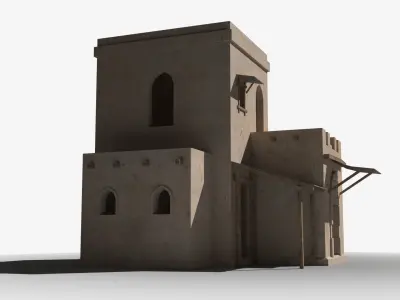 Arab x20 Low-poly 3D model
