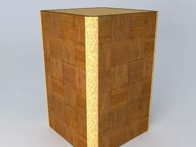 Corner table 3D model