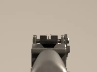 Ak47 high quality weapon model Low-poly 3D model