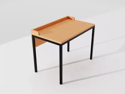 Classroom Desk 3D Model Free 3D model
