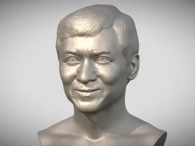 Jackie Chan bust 3D print model