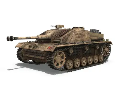 StuG III - Ausf G - 312 - Mid Production 3D model