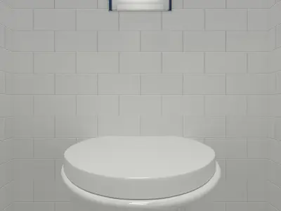 Toilet-003 elongated toilet 3D model