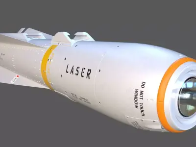The AGM-65E Maverick 3D model