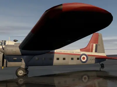 Bristol Type 170 Freighter Mk-31 3D model