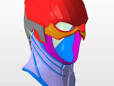 The Flash Justice League Full Body Armor Suit 3D Print Files 3D print model