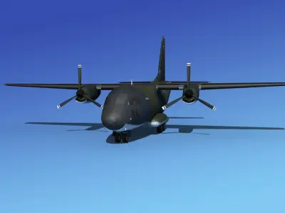 Alenia C-27A Spartan Estonia 3D model