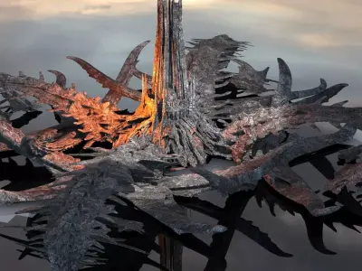 Kraken Great Underwater Temple 3D model