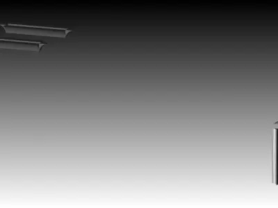 LCD Monitor Mount Free 3D model