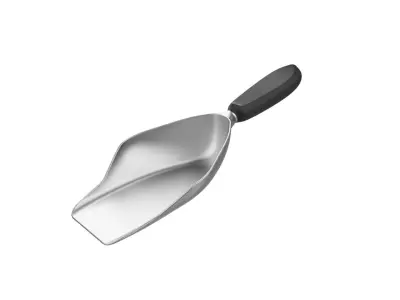 Trowel stainless steel scoop Free 3D print model