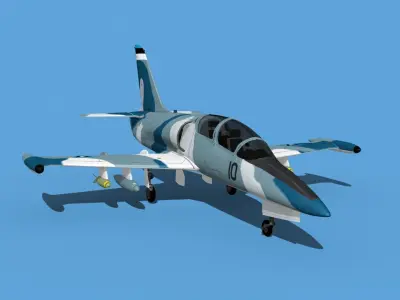 Aero Vodochody L-39C Albatross Estonia 2 3D model