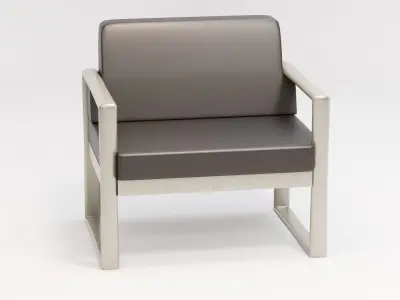 Waiting Room Office Chair 3D model