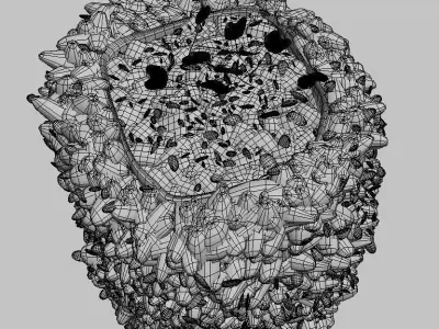 Hosomaki Tempura fish sushi 3D model