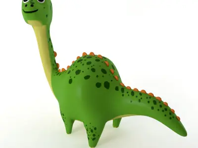 inflatable dinosaur 3D model