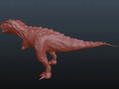 T-REX animated t - rex 3D model