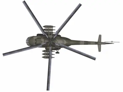 AirCraft 12 - Helicopter 3D model