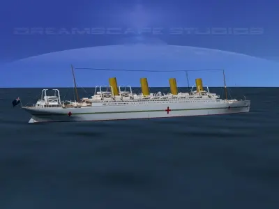 HMHS Britannic 3D model