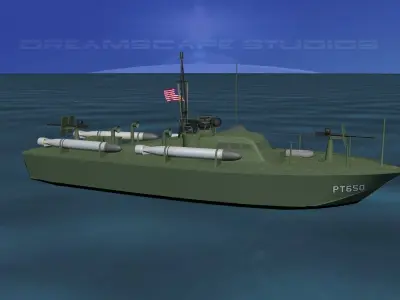 Higgins Class PT Boat PT650 3D model