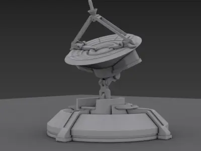 RTS Particle Cannon 3D model