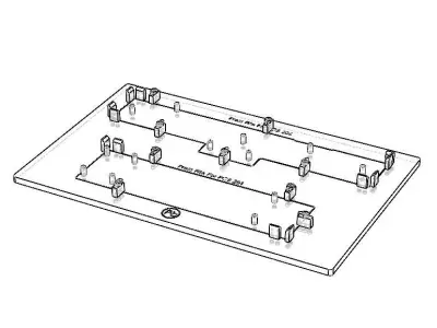 PCB Press Fit Fixture MOD201206 3D model