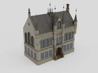 Inverness Stone Townhouse building 3D model