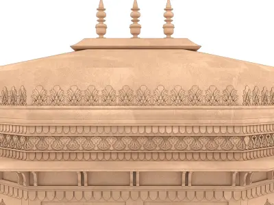 Indian Palace Dome 3D model