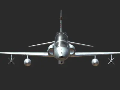 BAE Hawk 127LIF Royal Australian Air Force Low-poly 3D model