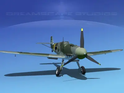 Messerschmitt BF-109 V05 3D model