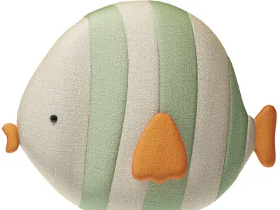 Zara Children Tabel and Chair Wood Turned 3D model