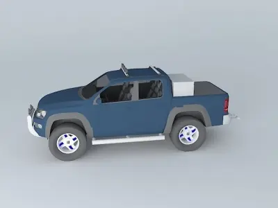 Volkswagen Amarok Arctic Truck Free 3D model